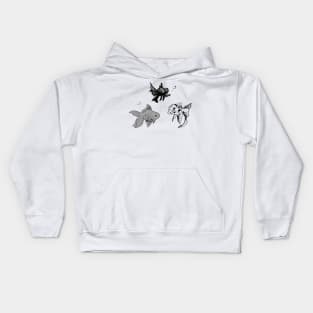 Goldfish Kagura Bachi Inspired Manga Anime Kids Hoodie